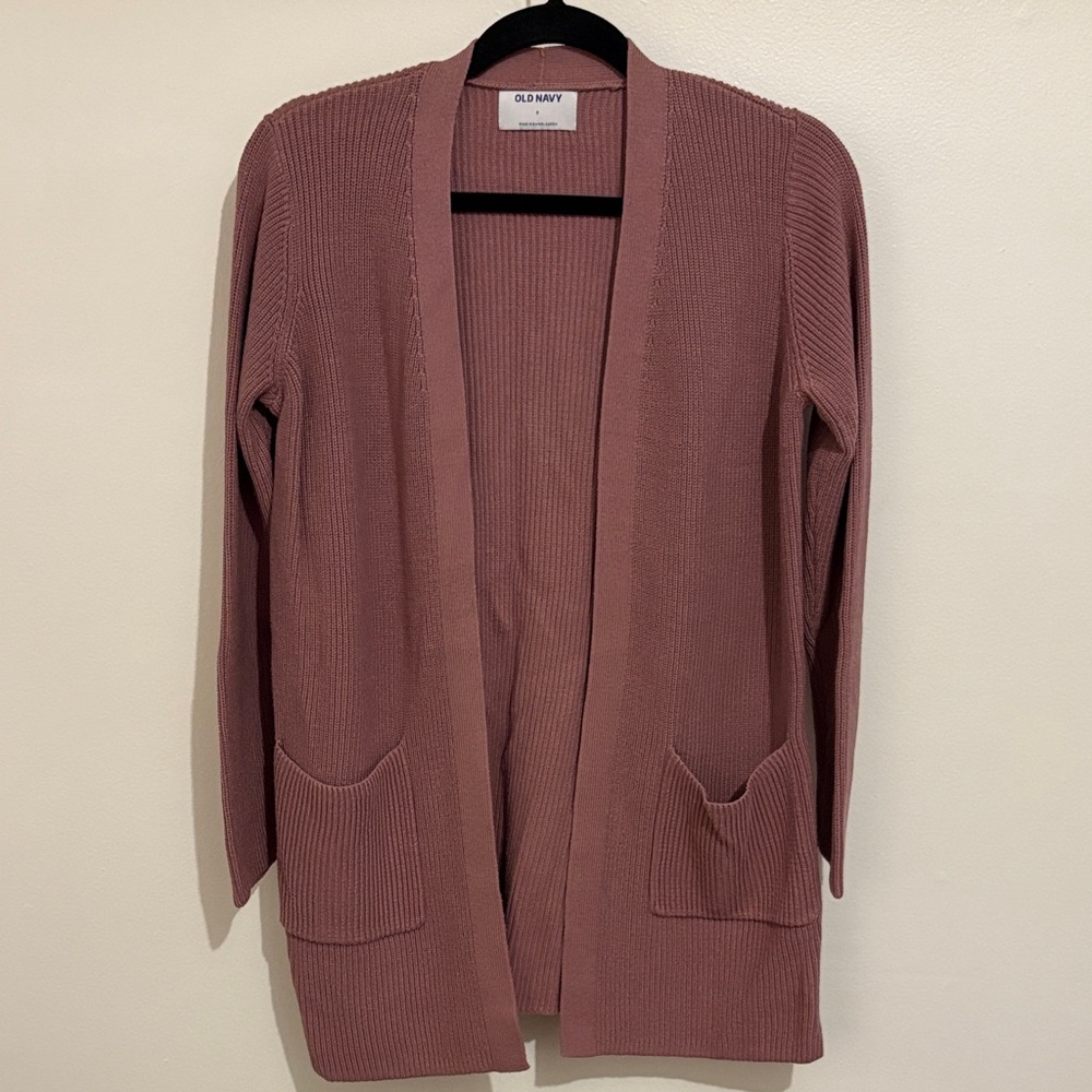 Old Navy Women's Mauve Cardigan Sweater